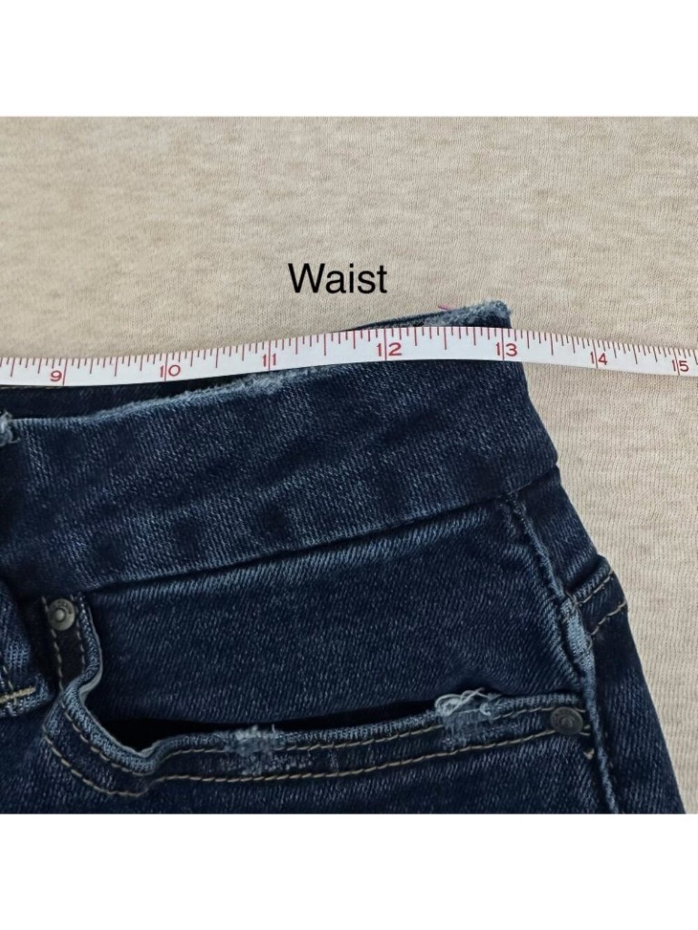 Mica Women’s Size 27 US Wide Leg Jeans High Rise Stretch Dark Wash Denim - Picture 5 of 11